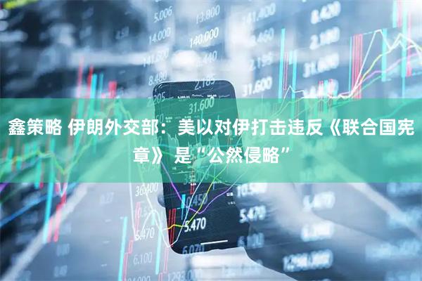鑫策略 伊朗外交部：美以对伊打击违反《联合国宪章》 是“公然侵略”